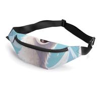Fanny Pack for Women And Men Belt Bag Waist Pack Hand Drawn Tiger Waist Bag with Adjustable Strap, Llama, 36*15cm, Art Deco