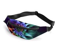 Fanny Pack for Women And Men Belt Bag Waist Pack Painting Sunflower Cow Waist Bag with Adjustable Strap, Abstract Flower, 36*15cm, Art Deco