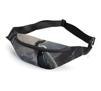 Fanny Pack for Women And Men Belt Bag Waist Pack Space Themed Art Waist Bag with Adjustable Strap, Hand Drawn Bird, 36*15cm, Art Deco