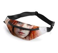 Fanny Pack for Women And Men Belt Bag Waist Pack Sunflower Oil Painting Waist Bag with Adjustable Strap, Red Hair Woman, 36*15cm, Art Deco