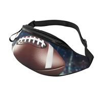 Fanny Pack for Women Mem Fashion Waist Packs Crossbody American Football Belt Bag with Adjustable Strap Waist Bag, Black, One Size
