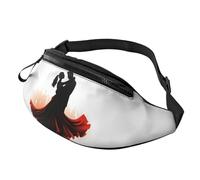 Fanny Pack for Women Mem Fashion Waist Packs Crossbody Ballroom Dance Belt Bag with Adjustable Strap
