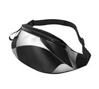 Fanny Pack for Women Mem Fashion Waist Packs Crossbody Black White Formula Checkered Flags Belt Bag with Adjustable Strap Waist Bag, Black, One Size