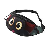 Fanny Pack for Women Mem Fashion Waist Packs Crossbody Cartoon Ladybug Belt Bag with Adjustable Strap Waist Bag, Black, One Size