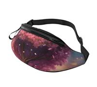 Fanny Pack for Women Mem Fashion Waist Packs Crossbody Colorful Heart Tree Belt Bag with Adjustable Strap