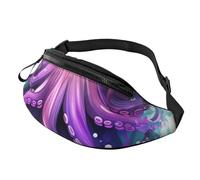 Fanny Pack for Women Mem Fashion Waist Packs Crossbody Colorful Octopus Belt Bag with Adjustable Strap