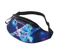 Fanny Pack for Women Mem Fashion Waist Packs Crossbody DNA Genetic Helix Belt Bag with Adjustable Strap Waist Bag, Black, One Size