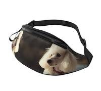 Fanny Pack for Women Mem Fashion Waist Packs Crossbody French Poodle Belt Bag with Adjustable Strap