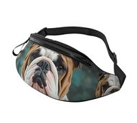 Fanny Pack for Women Mem Fashion Waist Packs Crossbody Funny English Bulldog Belt Bag with Adjustable Strap Waist Bag, Black, One Size