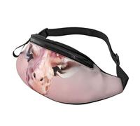 Fanny Pack for Women Mem Fashion Waist Packs Crossbody Giraffe Belt Bag with Adjustable Strap Waist Bag, Black, One Size