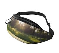 Fanny Pack for Women Mem Fashion Waist Packs Crossbody Golf Course Belt Bag with Adjustable Strap Waist Bag, Black, One Size