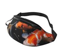 Fanny Pack for Women Mem Fashion Waist Packs Crossbody Japan Fancy Koi Carp Fishes Belt Bag with Adjustable Strap