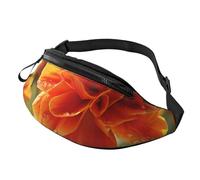 Fanny Pack for Women Mem Fashion Waist Packs Crossbody Marigold Flower Autumn Flowers Belt Bag with Adjustable Strap