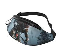 Fanny Pack for Women Mem Fashion Waist Packs Crossbody Mountain Bike Tournament Belt Bag with Adjustable Strap Waist Bag, Black, One Size