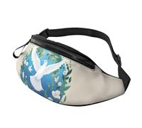 Fanny Pack for Women Mem Fashion Waist Packs Crossbody Peace on Earth Belt Bag with Adjustable Strap Waist Bag