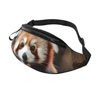 Fanny Pack for Women Mem Fashion Waist Packs Crossbody Red Pandas Belt Bag with Adjustable Strap