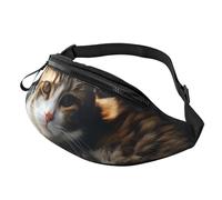 Fanny Pack for Women Mem Fashion Waist Packs Crossbody Resting Cat Belt Bag with Adjustable Strap Waist Bag, Black, One Size