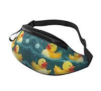 Fanny Pack for Women Mem Fashion Waist Packs Crossbody Rubber ducks Belt Bag with Adjustable Strap Waist Bag, Black, One Size