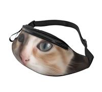 Fanny Pack for Women Mem Fashion Waist Packs Crossbody Sweet Animals Cute cat Belt Bag with Adjustable Strap Waist Bag