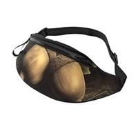 Fanny Pack for Women Mem Fashion Waist Packs Crossbody Two Acorns Belt Bag with Adjustable Strap