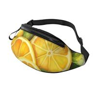 Fanny Pack for Women Mem Fashion Waist Packs Crossbody Watercolor Lemon Fruit Belt Bag with Adjustable Strap Waist Bag