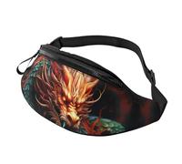 Fanny Pack for Women Men Adjustable Waist Pack Chinese Dragon Crossbody Bags Everywhere Belt Bag Hip Pack