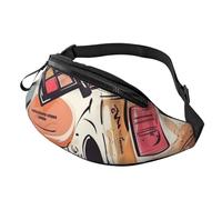 Fanny Pack for Women Men Adjustable Waist Pack Cosmetic And Makeup Theme Pattern Crossbody Bags Everywhere Belt Bag Hip Pack