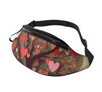 Fanny Pack for Women Men Adjustable Waist Pack Heart Tree Crossbody Bags Everywhere Belt Bag Hip Pack