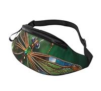 Fanny Pack for Women Men Adjustable Waist Pack Jewel dragonfly Crossbody Bags Everywhere Belt Bag Hip Pack