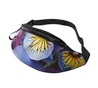 Fanny Pack for Women Men Adjustable Waist Pack Pansy Perfection Crossbody Bags Everywhere Belt Bag Hip Pack