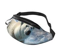Fanny Pack for Women Men Adjustable Waist Pack Polar Bear Ice Crossbody Bags Everywhere Belt Bag Hip Pack