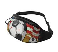 Fanny Pack for Women Men Adjustable Waist Pack Soccer USA American Flag Crossbody Bags Everywhere Belt Bag Hip Pack