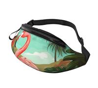 Fanny Pack for Women Men Adjustable Waist Pack Tropical Flamingo Crossbody Bags Everywhere Belt Bag Hip Pack