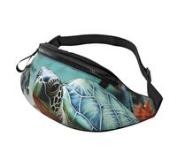 Fanny Pack for Women Men Adjustable Waist Pack Turtle starfish Crossbody Bags Everywhere Belt Bag Hip Pack