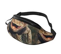 Fanny Pack for Women Men Bearded Dragon Lizards Cute Waist Bag Purse Camping Belt Bag
