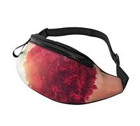 Fanny Pack for Women Men Beautiful Heart Love Tree Adjustable Straps Waist Bag Purse Camping Bum Bag