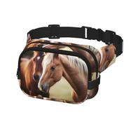Fanny Pack for Women Men Belt Bag Adorable Horse Waist Bags with Adjustable Straps Chest Bag Travel Crossbody Purse