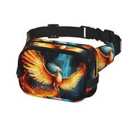 Fanny Pack for Women Men Belt Bag Beautiful Phoenix Waist Bags with Adjustable Straps Chest Bag Travel Crossbody Purse