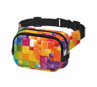 Fanny Pack for Women Men Belt Bag Colorful Heart Valentine Love Waist Bags With Adjustable Straps Chest Bag Travel Crossbody Purse