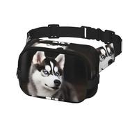 Fanny Pack for Women Men Belt Bag Cute Husky Dog Waist Bags with Adjustable Straps Chest Bag Travel Crossbody Purse