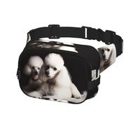Fanny Pack for Women Men Belt Bag French Poodle Waist Bags with Adjustable Straps Chest Bag Travel Crossbody Purse