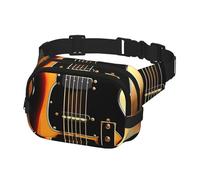 Fanny Pack for Women Men Belt Bag Instrumental Guitar Waist Bags With Adjustable Straps Chest Bag Travel Crossbody Purse, Black, One Size