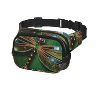 Fanny Pack for Women Men Belt Bag Jewel Dragonfly Waist Bags with Adjustable Straps Chest Bag Travel Crossbody Purse