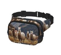 Fanny Pack for Women Men Belt Bag Llamas in the andes Waist Bags With Adjustable Straps Chest Bag Travel Crossbody Purse
