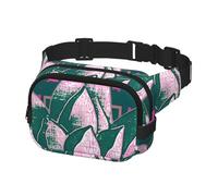 Fanny Pack for Women Men Belt Bag Lotus Flower Namaste Waist Bags With Adjustable Straps Chest Bag Travel Crossbody Purse