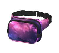 Fanny Pack for Women Men Belt Bag Magic Galaxy Sky Purple Waist Bags With Adjustable Straps Chest Bag Travel Crossbody Purse
