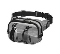 Fanny Pack for Women Men Belt Bag Penguin Standing on the Beach Waist Bags With Adjustable Straps Chest Bag Travel Crossbody Purse
