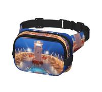 Fanny Pack for Women Men Belt Bag Pool Party Cruise Ship Waist Bags With Adjustable Straps Chest Bag Travel Crossbody Purse, Black, One Size