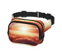 Fanny Pack for Women Men Belt Bag Sun sunrise cloud Waist Bags With Adjustable Straps Chest Bag Travel Crossbody Purse