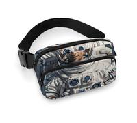 Fanny Pack for Women Men Belt Bag with Adjustable Strap Astronauts Waist Pack for Everyday, astronauts, 20x13cm